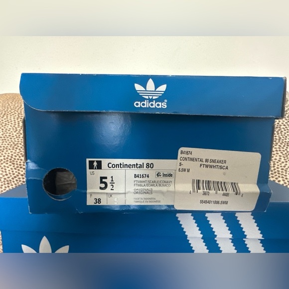 NWT ADIDAS 2018 Continental 80 'Aero Blue' - Picture 11 of 13